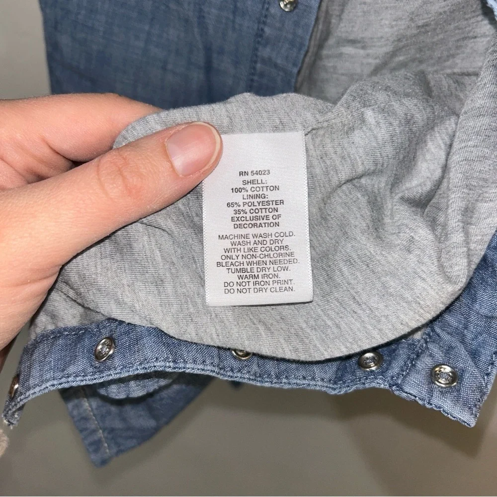 Baby Gap Denim Jumpsuit Size 6-12 month